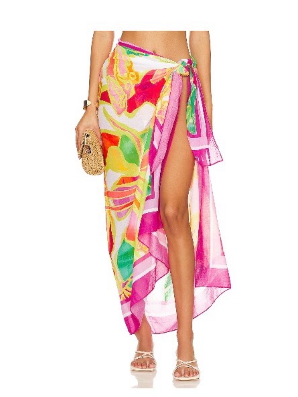 Seafolly Wonderland Sarong Fuschia
